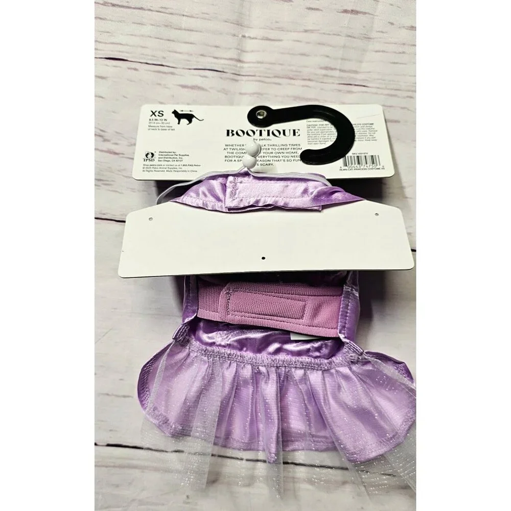 BOOTIQUE XS PURPLE PRINCESS 2 PIECE CAT COSTUME SET BRAND NEW!!